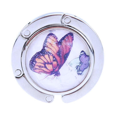 

Foldable Metal Butterfly Purse Bag Hanger Handbag Table Hook