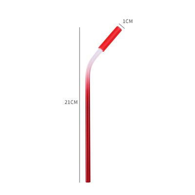 

Reusable Stainless Steel Straws Straight Bent Drinking Straws With Silicone Tips For Hot Cold Beverage Drinking Straw
