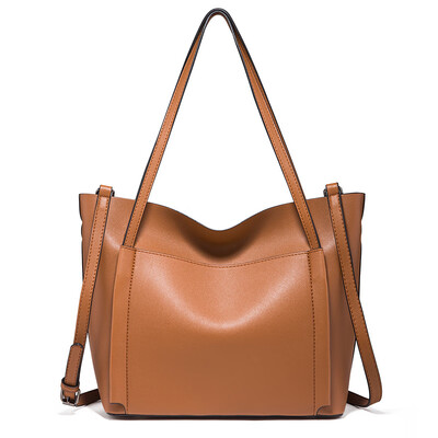 

2019 autumn&winter new fashion European&American retro one shoulder Tote big bag simple large capacity diagonal handbag handbag female