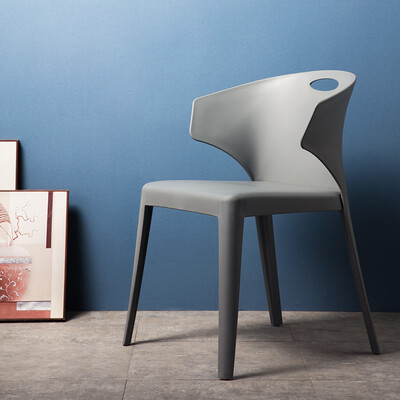 

QUWEIXIONG Plastic chair 4 handles home fashion simple 11833