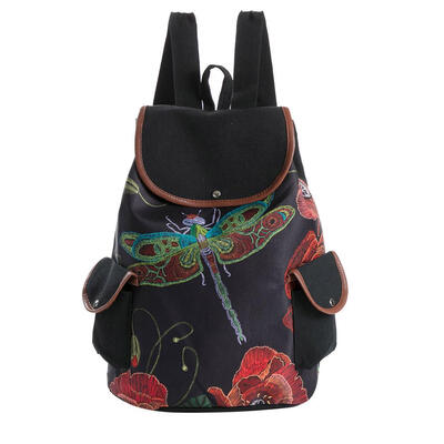 

Fashion Teenage Girls Floral Print Backpack Preppy Shoulder School Bags