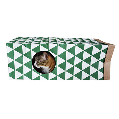 

Chic Pet Kat Play Tunnel kraftpapier Big Space Funny Cat Tunnel Toys Gift For your Pet Kitty Cats