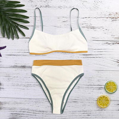 

Roseonmyhand Women Summer Sexy Print Swimwear Beachwear Siamese Swimsuit Bikini Set