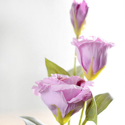 

Simulated Bouquet Wholesale Trigeminal Eustoma Fake Flower Wedding Home Decor