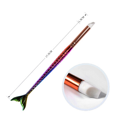 

〖Follure〗1pcs Silicone Nail Art Dotting Manicure Painting Drawing Polish Brush Pen Tool