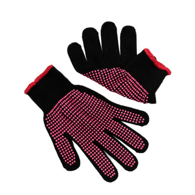 

1Pair Non-Slip Silicone Dot Oven Mitts 300 Centigrade Heat Resistant Cooking Baking Grilling Oven Mitts Tools