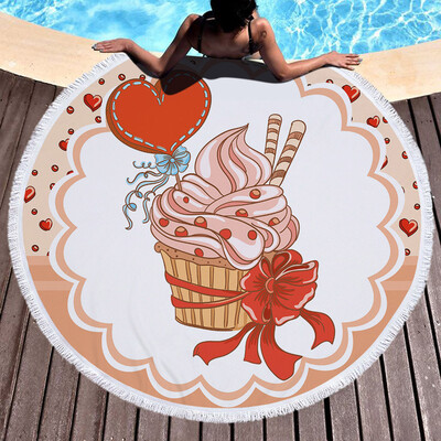 

Toponeto 1 PC Round Beach Pool Home Shower Towel Blanket Table Cloth Yoga Mat