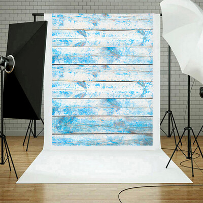 

Toponeto Vinyl Wood Wall Floor Photography Studio Prop Backdrop Background 3x5FT A
