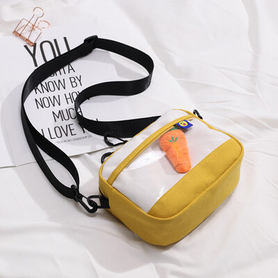

Canvas small bag female 2019 new Korean version of the cute girl mini bag ins Japanese soft sister slung shoulder bag