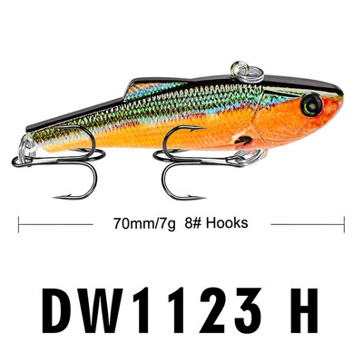 

VISSEN 1pcslot 7cm 7g Swim Fish Fishing Lure Artificial Hard Crank Bait Topwater Wobbler Mini Fishing Crankbait Lure Fishing