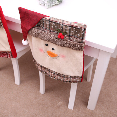 

〖Follure〗Kitchen Table Embroidered Chair Covers Christmas Holiday Home Decoration