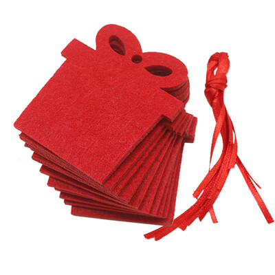 

Tailored 10PCS Red Pendant Christmas Decoration ChildrenS Home Decoration Gift