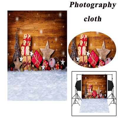

〖Follure〗Christmas Backdrops Tree Vinyl 3x5FT Fireplace Background Photography Studio