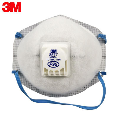 

3M 8577 Particulate Respirator P95 Head-mounted Masks Activated Carbon Aganist Particulate Matter PM25 Organic Steam Odor 10PCS
