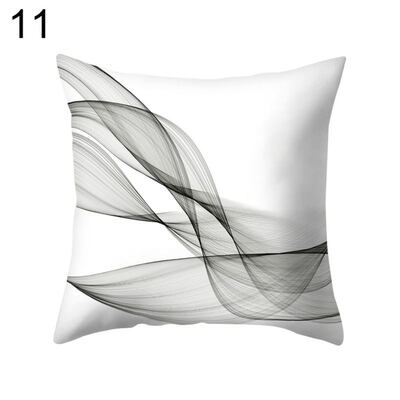 

Tulle Voile Shade Throw Pillow Case Cushion Cover Sofa Bed Car Cafe Office Decor