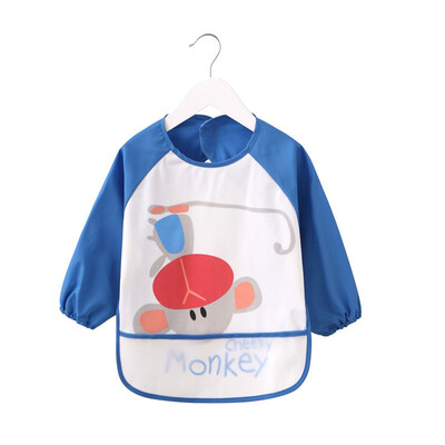 

Baby water proof smock meal apron good quality&soft smock for 0-2 years old