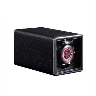 

1301B Single Watch Winder Box for Automatic Watch 3 Modes Automatic Rotating Winder Rectangle Mute Box Mechanical Watch Winders