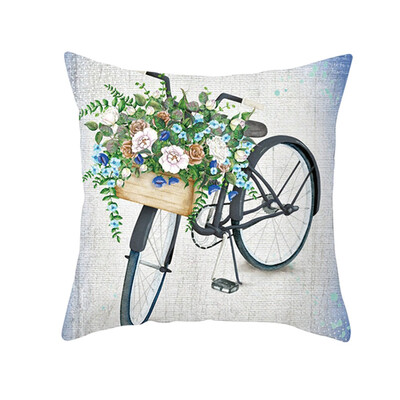 

Floral Cotton Linen Throw Waist Pillow Case Cushion Cover Fluffy Home Decor