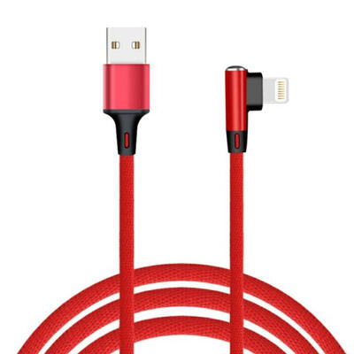 

1M Lightning Cable Nylon Braided Fast Charging Charger Cable For IPhone XXr876PlusS IPad-1m