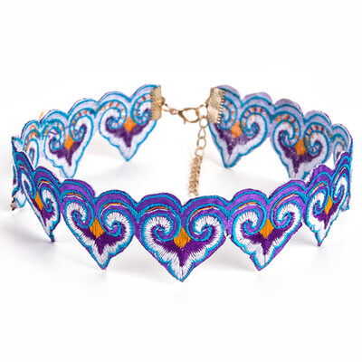 

Sexy Collar Cloth Novelty Choker Elegant Women Design Necklace Individual