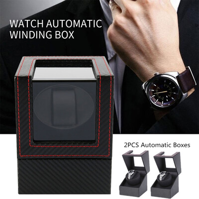 

2 1PCS Watch Automatic Winding Box Watch Organizer Case Single Watch Boxwithout Watch