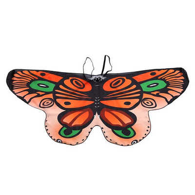 

European & American Style Small Moth Cute Butterfly Shape Cloak Slings Type Children Moth Shape Cloak Chiffon