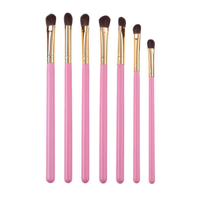 

7pcs Soft Hair Wood Handle Eyeshadow Brush Cosmetics Makeup Brushes Set Kit