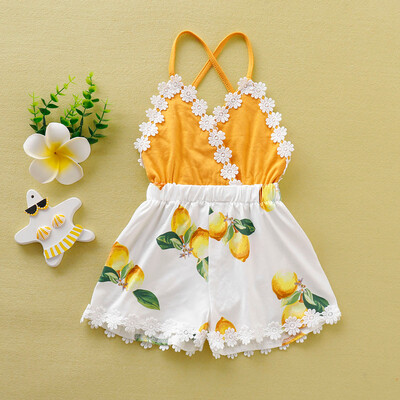 

Newborn Baby Girl Strap Romper Bodysuit Sunsuit Toddler Summer Clothes Outfits