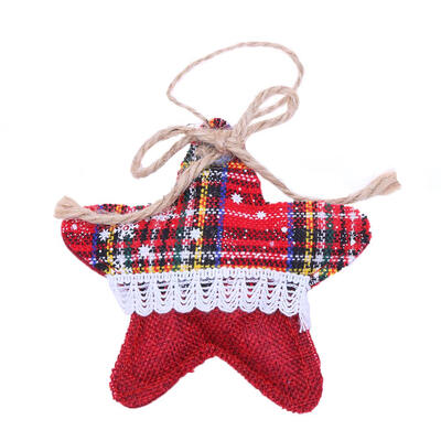 

Creative Christmas Cotton Linen Hanging Pendant Xmas Tree Party Home Decor