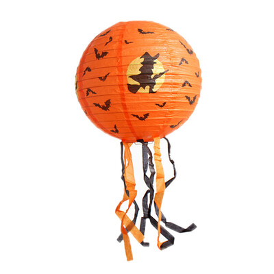 

〖Follure〗Halloween Pumpkin Cage DIY With Ghost Light Skull Head Paper Lantern