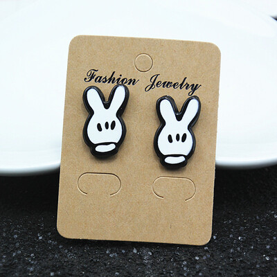 

E098 Fashion Jewelry Cute Cartoon Rose Watermelon Cherry Stud Earrings For Women&Girls Creative Art Fruits Plants Earrings