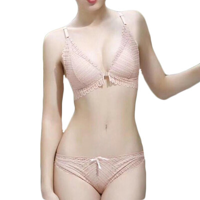 

Toponeto Womens Sexy Lace Bra Female Wire Free Lingerie Bras Underwear