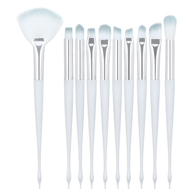 

〖Follure〗10PCS Make Up Foundation Eyebrow Eyeliner Blush Cosmetic Concealer Brushes