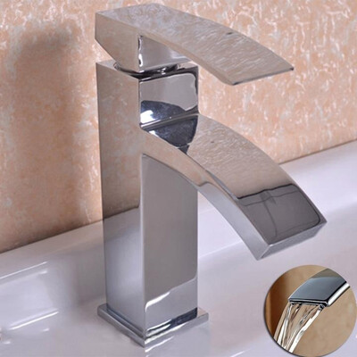 

Fashion Durable Water Faucet Bathroom Accessories Waterfall Wall Mounted Basin Tap