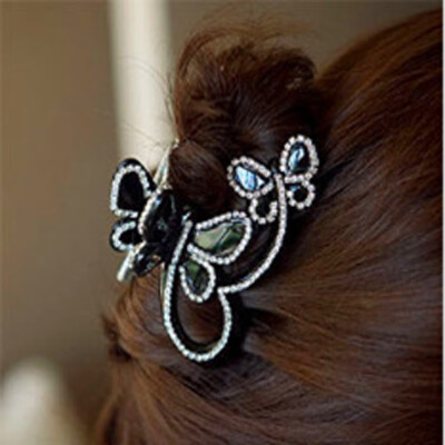 

〖Follure〗Women Butterfly Flying Rhinestone Crystal Hair Claws Rhinestone Hair Accessories