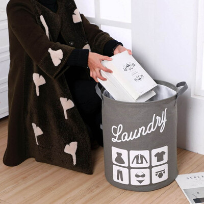 

Toponeto Nice Waterproof Laundry Clothes Basket Storage Basket Folding Storage Box