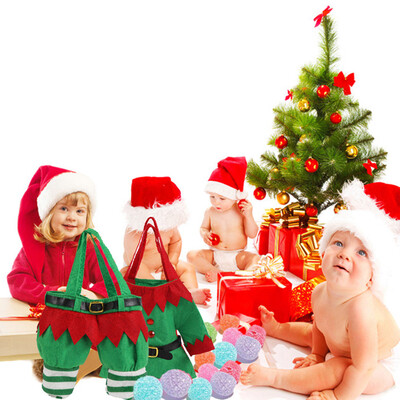 

Tailored 2Pcs Santa Elf Clothes Pants Christmas Candy Bags Xmas Design Gift Bag Reusable