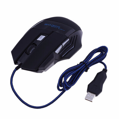 

Minismile X4 6 Buttons 5500DPI USB Wired Optical Gaming Mouse Backlit Game Mice