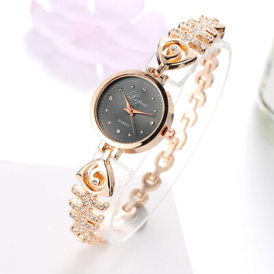 

New lvpai brand quartz bracelet watch diamond dress womens alloy gold watch fashion womens fashion watch