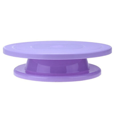 

Round Cake Turntable Decorating Rotating Stand Bakery Rack Shelf DIY Baking Tool