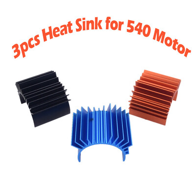 

Siaonvr ZD Racing 3pcs Aluminum CNC Heat Sink Radiator For 540550 Motor RC Car Part