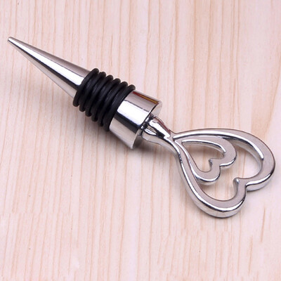 

Gobestart Zinc Alloy Wine Bottle Stopper Metal Clear Rhinestones