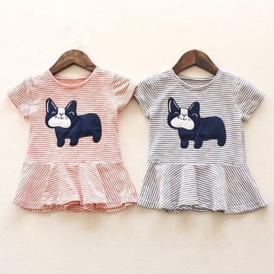 

Toddler Kids Baby Girls Summer Short Sleeve T-shirt Tops Blouse Clothes