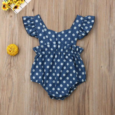 

Newborn Infant Baby Girl Cotton Romper Jumpsuit Bodysuit Summer Clothes Outfit