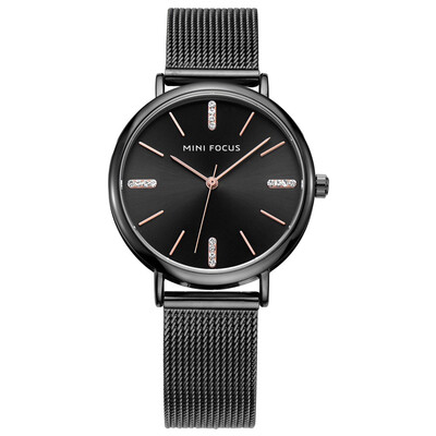 

BOFUTE Womens Watch Fashion Watch Quartz Watches Japanese Movement Waterproof Metal Mesh Strap 0036L