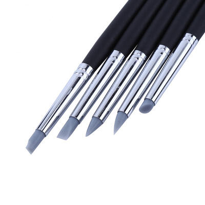 

Greensen 5pcs Flexible Silicone Wax Clay Sculpting Carving Pottery Making Tool Pen With Wood Handles