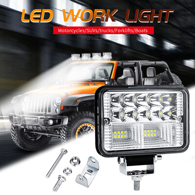 

1x 4INCH LED WORK LIGHT BAR SPOT OFFROAD DRIVING FOG LAMP ATV TRUCK 1224V 4