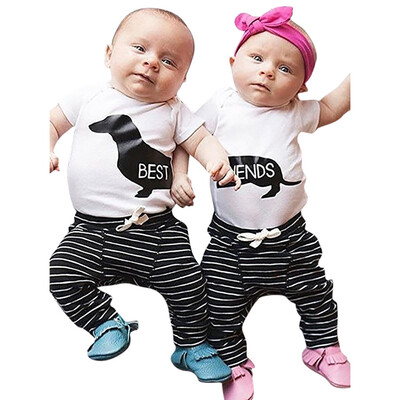 

Toddler Baby Girls Long Short Letter Print ShirtPant Kids Clothes Outfits 70