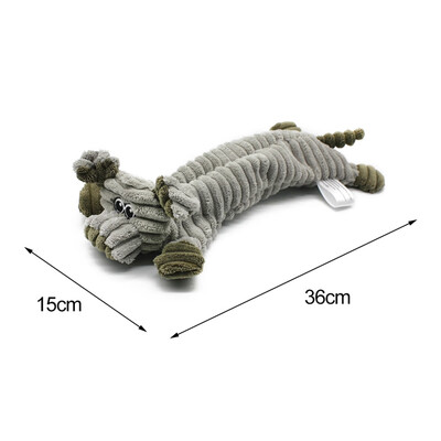 

Squeaking Animals Pet Toy Dog Pressure Releasing Squeaky Chew Toy Soft Bite Resistant No Stuffing Plush Toy For Dogs