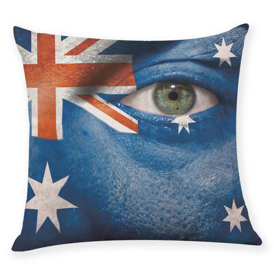 

〖Follure〗Home Decor Cushion Cover National Flag Throw Pillowcase Pillow Covers